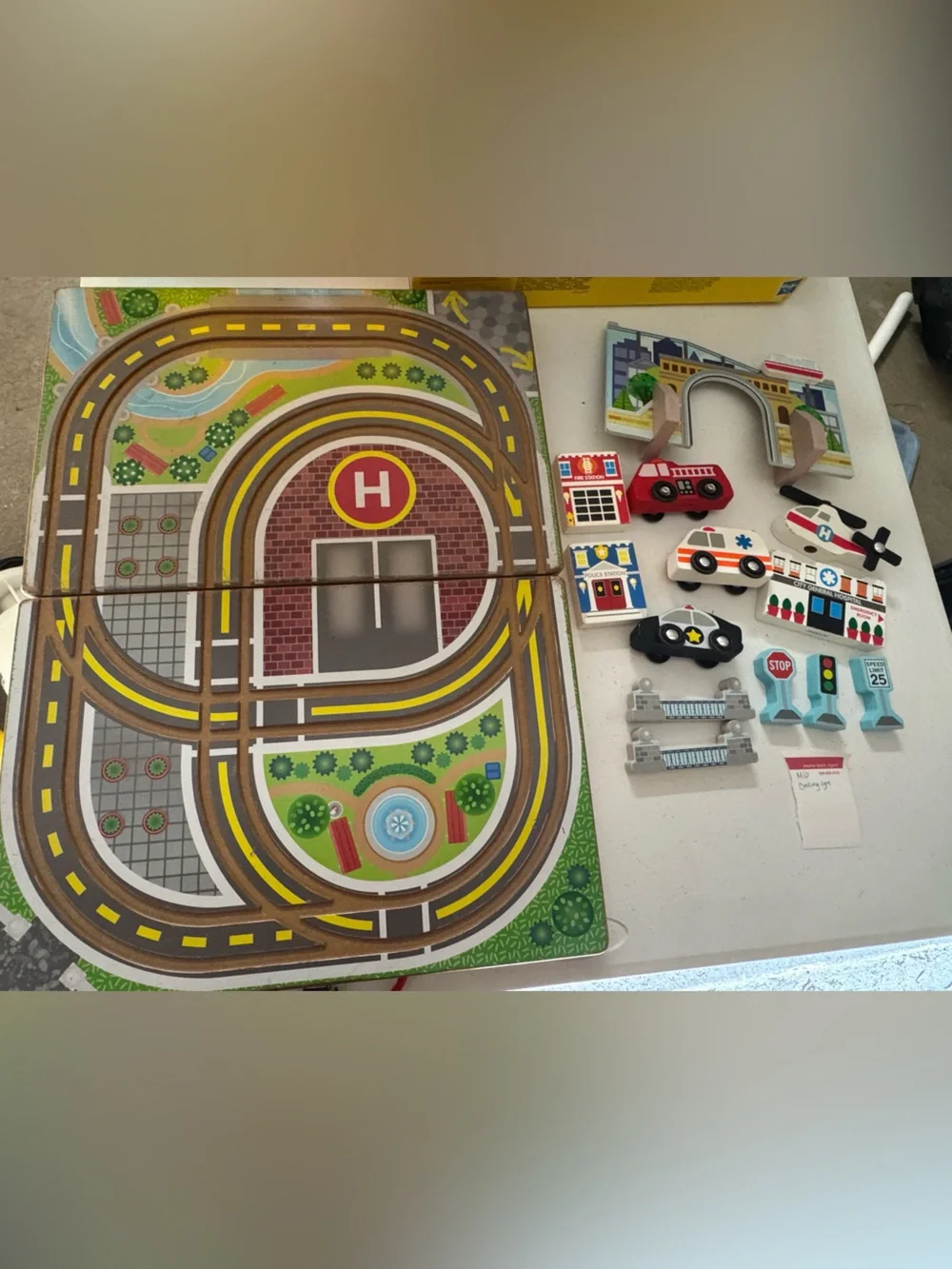 Melissa and Doug Wooden Take Along Town